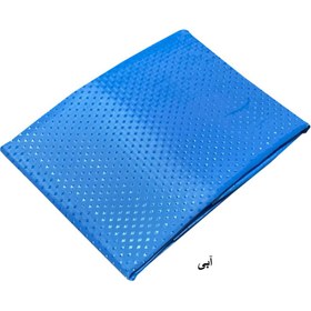 تصویر پرده حمام مدل Star سایز 180x200 سانتی متر - زرشکی 