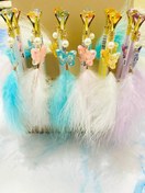 تصویر اتود الماس پر دار - آبی 