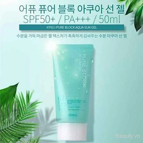 تصویر ضد آفتاب سان ژل آکوا برند اپیو Apieu Pure Block Sun Gel