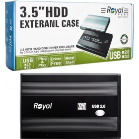 تصویر باکس هارد 3.5 اینچی رویال USB2.0 مدل 018 ا Royal 018 Box Hard Royal 018 Box Hard