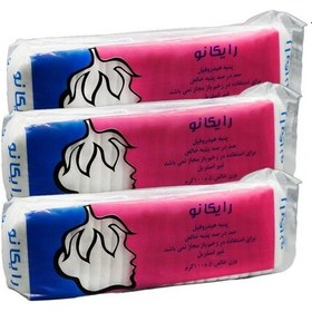 تصویر پنبه رایکانو 100 گرمی هیدروفیل بسته 25 عددی (عمده فروشی حداقل سفارش از 50 تا 100 عدد) 