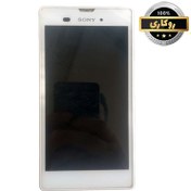 تصویر تاچ و السیدی با فریم روکاری گوشی سونی Sony T3 Sony T3 LCD