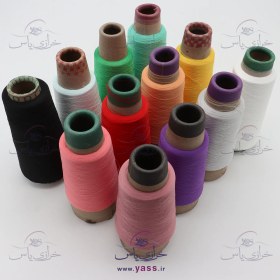 تصویر پک 12 رنگ نخ سردوز (تراویرا) رنگی (حدود 1400 گرمی) 