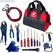 تصویر مجموعه ابزار 17 پارچه sina emdad مدل CA022 