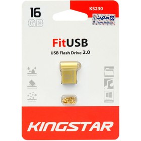 تصویر فلش مموری کینگ استار مدل FIT KS230 ظرفیت 16 گیگابایت ا Kingstar KS230 Fit USB 2.0 Flash Memory - 16GB Kingstar KS230 Fit USB 2.0 Flash Memory - 16GB