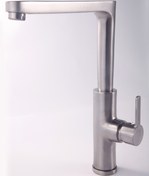 تصویر شیر آشپزخانه لازارو مدل پرلا - کروم مات / شیر آشپزخانه PERLA SINK FAUCET LAZARO