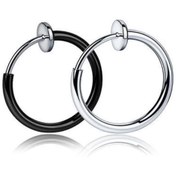 تصویر پیرسینگ فیک فنری استیل 