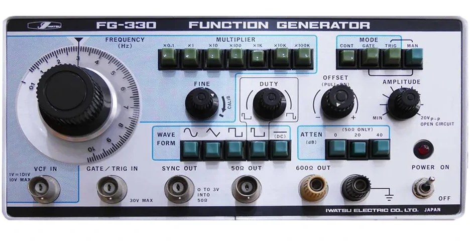 IWATSU ファクションジェネレーター　FG-330 FG-330 - Iwatsu Function Generators - BRL Test
