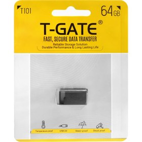 تصویر فلش مموری تی گیت مدل T101 ظرفیت 64 گیگابایت FLASH T-GATE T101 64GB