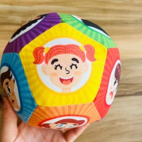 تصویر توپ پارچه ای آموزش احساسات 