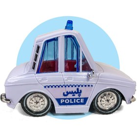 تصویر ماشین بازی پلیس مدل پیکان وروجک Elf arrow model police toy car