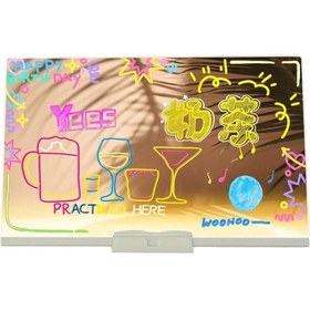 تصویر لامپ نئون آکریلیک DIY 