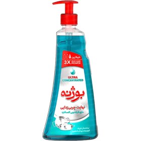 تصویر مایع ظرفشویی پمپی " Ultra " بوژنه - ( آبی، کنسانتره ) 3 برابر قدرت چربی زدایی بیشتر ( 700 گرمی ) 