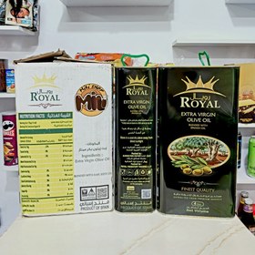 تصویر روغن زیتون رویال کارتن چهار عددی اصل اسپانیا | Royal olive oil 