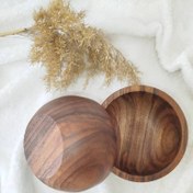 تصویر کاسه چوبی سایز ۱۱ 