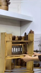 تصویر استند پازلی چوبی 