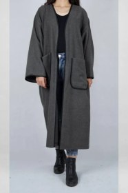 تصویر پالتو پشمی بلند 