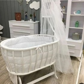 تصویر گهواره کنارمادر ترک مدل بیضی(پسکرایه) 