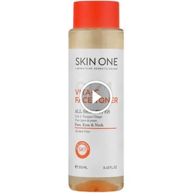 تصویر تونر صورت اسکین وان ویتامین سی انواع پوست 250 میلی لیتر Skin One Vitamin C Facial Toner 250ml