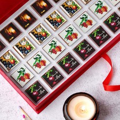 تصویر چاپ شکلات - شکلات های با کیفیت آیدین تلخ 85% و طعم واقعی 