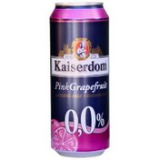 تصویر آبجو آلمانی کایزردوم 500 میلی لیتر با طعم گریپ فروت صورتی - Kaiserdom Pink GrapeFruit 