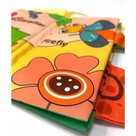 تصویر کتاب پارچه ای آموزشی مدل حشرات کد 5536492 