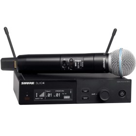 تصویر میکروفن بیسیم شور SHURE-SLXD4_BETA-58 Shure wireless microphone SHURE-SLXD4_BETA-58