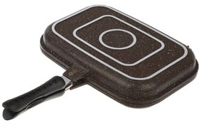 تصویر تابه رژیمی گرانیتی کاندید سایز 34 مدل دوطرفه مستطیلی 