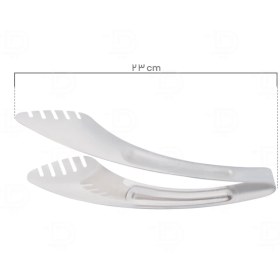 تصویر انبر سالاد هلالی یونیک Unique UN-3413 Crescent salad tongs