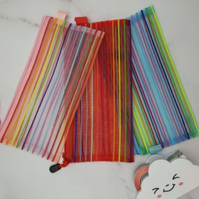 تصویر پوشه توری B6 راه راه کیسه ریاضی راه راه