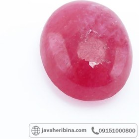 تصویر نگین انگشتر یاقوت سرخ دامله درشت و زیبا _کد:۳۴۳۰۴ 