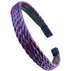 تصویر تل مو زنانه مدل طنابی 