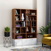 تصویر کتابخانه کشودار مدل آناهیتا از چوب 