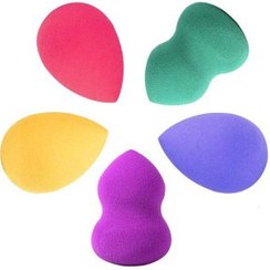 تصویر پک 5 عددی پد آرایشی اسفنجی کانسیلر و کانتور 