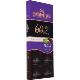 تصویر شکلات تابلت تلخ 60 درصد پارمیدا 80g 