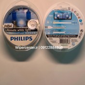 تصویر لامپ دیاموند ویژن (یخی) فیلیپس پایه HB4 / 9006 