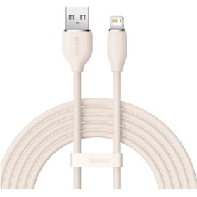 تصویر کابل تبدیل USB به لایتنینگ باسئوس مدل CAGD000104 طول 2متر lightning CABLE Baseus CAGD000104 2m