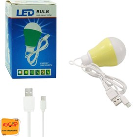 تصویر لامپ USB دو سر تایپ سی 