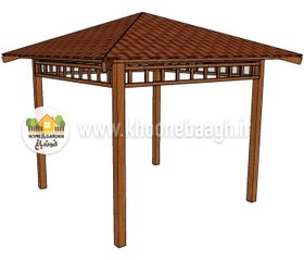 تصویر آلاچیق مدل آفرو 