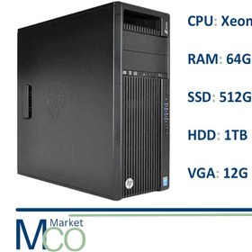 تصویر کیس سروری اچ پی HP workstation Z640/Xeon 2680 v4 x2/ram 64g ddr4/ssd 512g/hdd 1TB/VGA 12G DDR5 