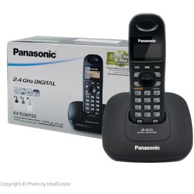 تصویر تلفن رومیزی پاناسونیک بی سیم مدل TG3611 PANASONIC