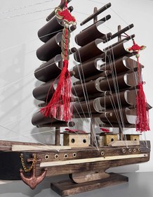 تصویر کشتی چوبی ۸۰ سانت 