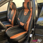 تصویر روکش صندلی سایپا شاهین تمام چرم طرح خلبانی 