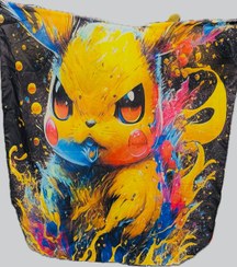 تصویر پیشبند ارایشگری تمام چاپ دومتری طرح کارتونی 