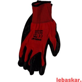 تصویر دستکش کار قرمز 