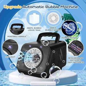 تصویر دستگاه حباب ساز LED BUBBLE MACHINE 550 