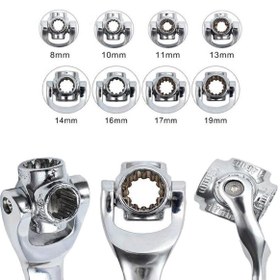 تصویر آچار همه کاره تایگر ریچ ۴۸ با بدنه استیل ضد زنگ 