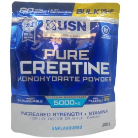 تصویر کراتین مونوهیدرات خالص یو اس ان کیسه ای USN PURE CREATINE MONOHYDRATE 