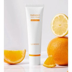 تصویر ضد آفتاب رادیان سی لانیژ LANEIGE RADIAN-C SUN CREAM 