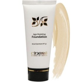 تصویر کرم پودر ضد چروک SPF30 سینره -شماره 1 Cinere Age Resisiting Foundation SPF30 250ml-1